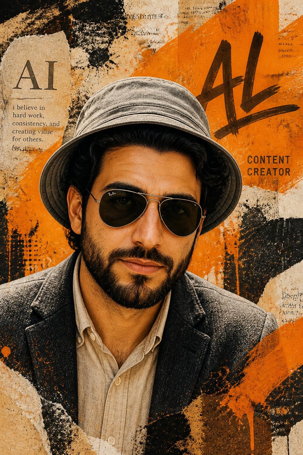 Artistic Collage Portrait