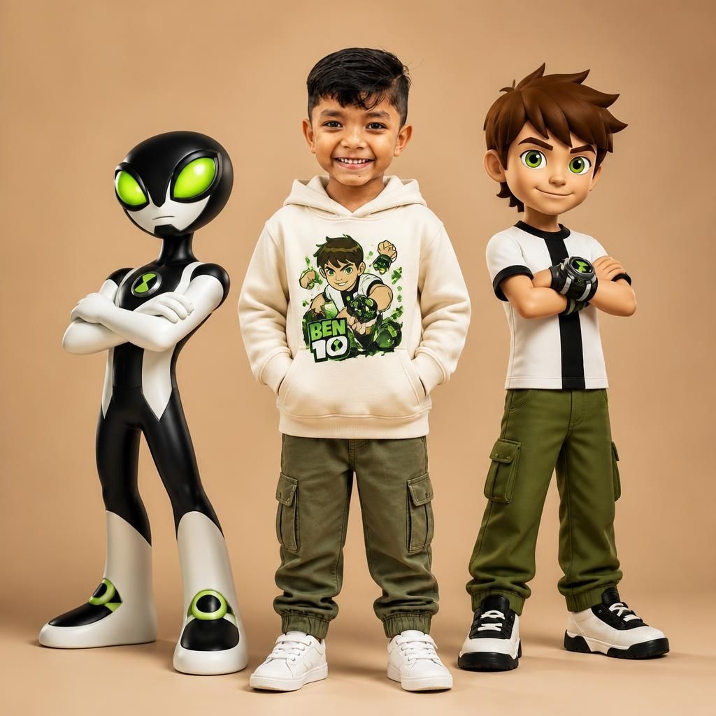 Ben 10 Kids Portrait