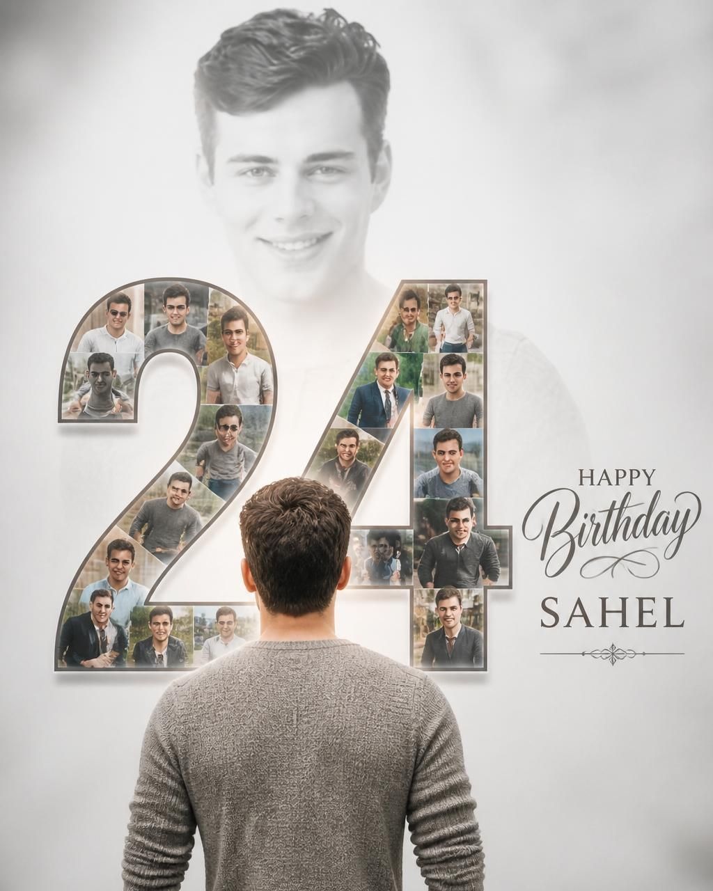 Elegant Birthday Collage
