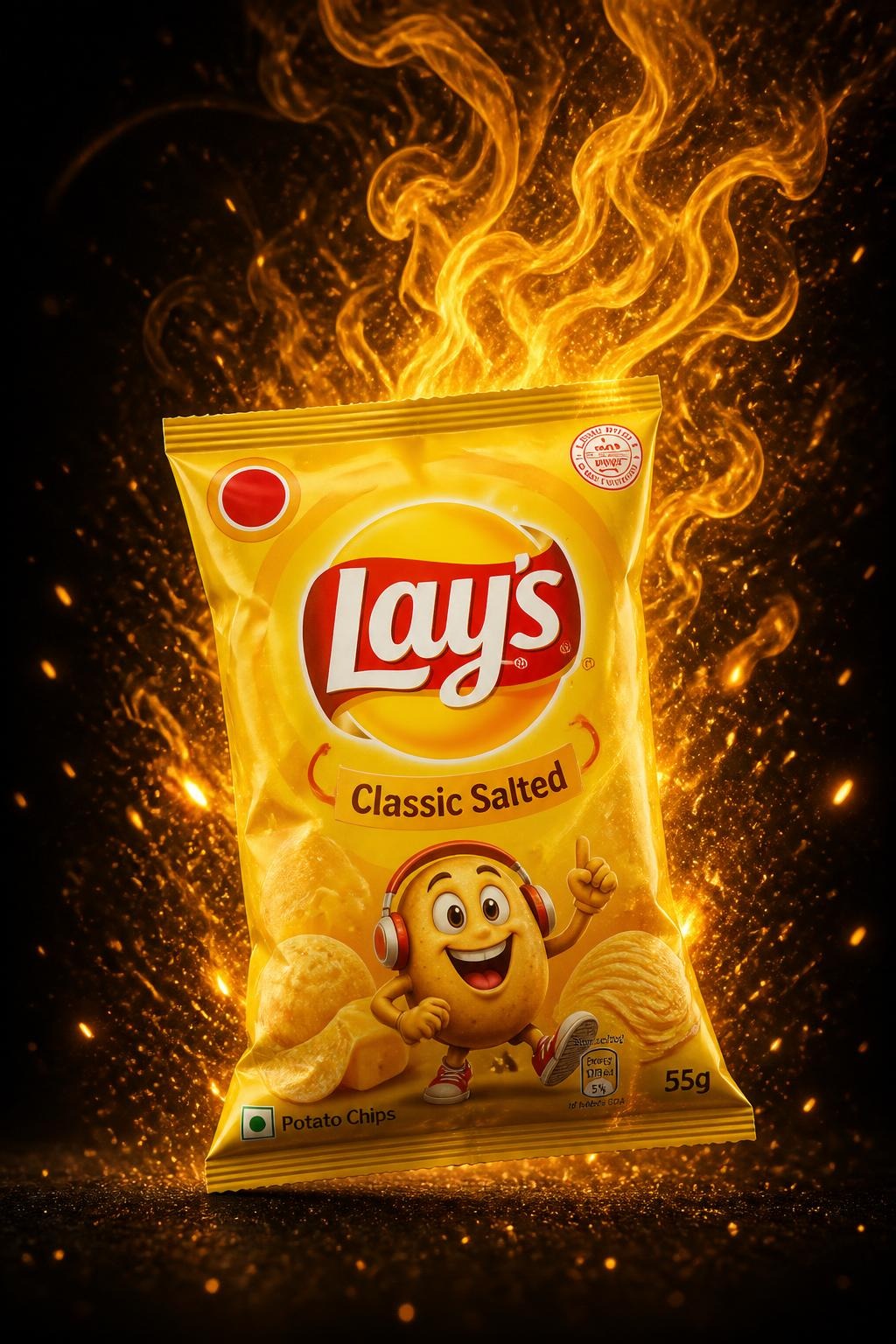 Cinematic Snack Product Shot