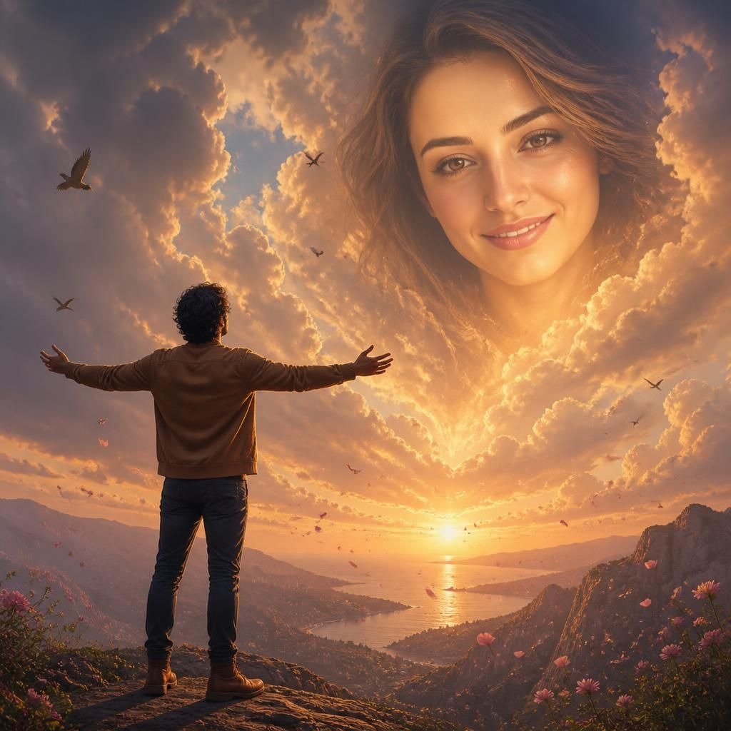 Cloud Romance Portrait
