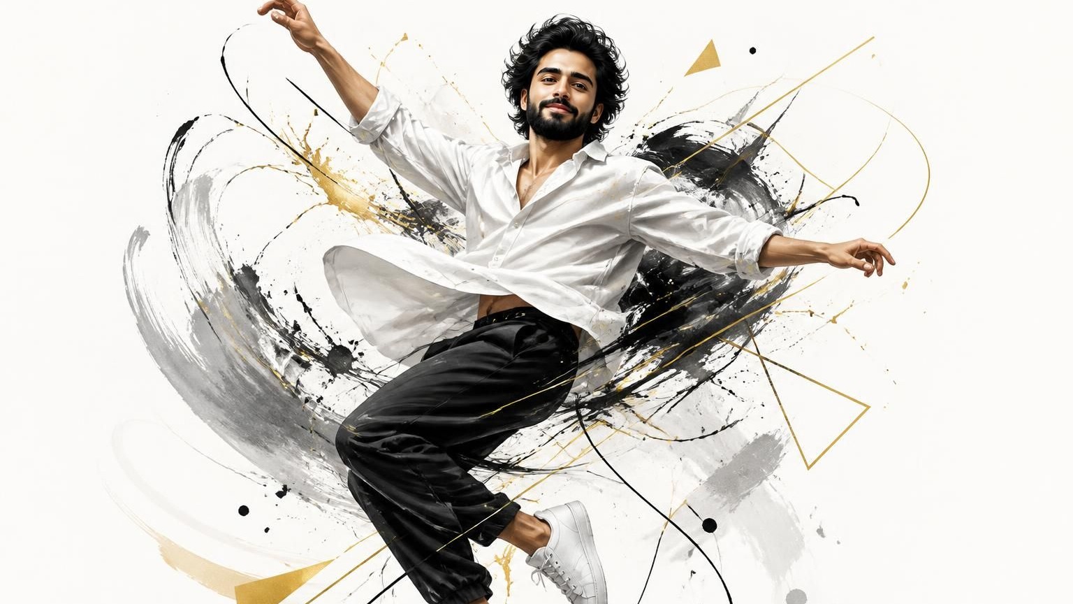 Dynamic Art Dance Poster