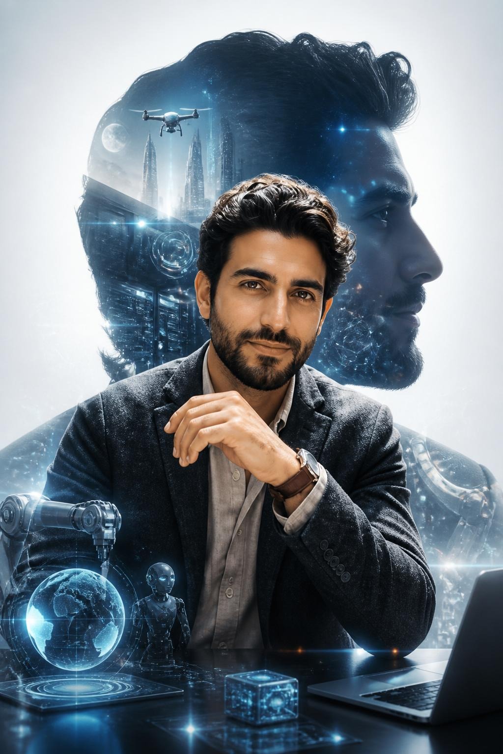 Tech-Themed Poster