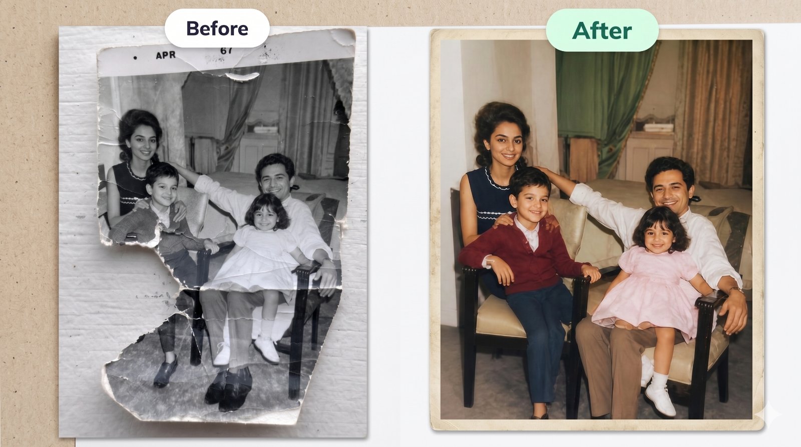 Torn Photo Restoration