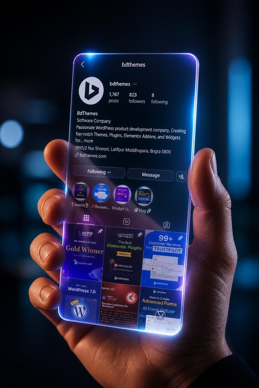 Holographic Card Close-Up
