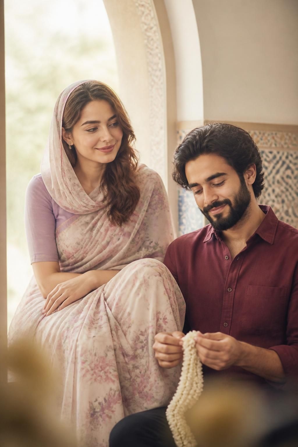 Intimate Candid Couple Portrait