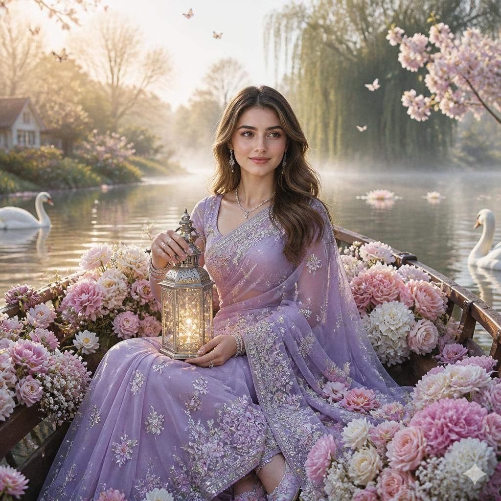 Lavender Lake Portrait