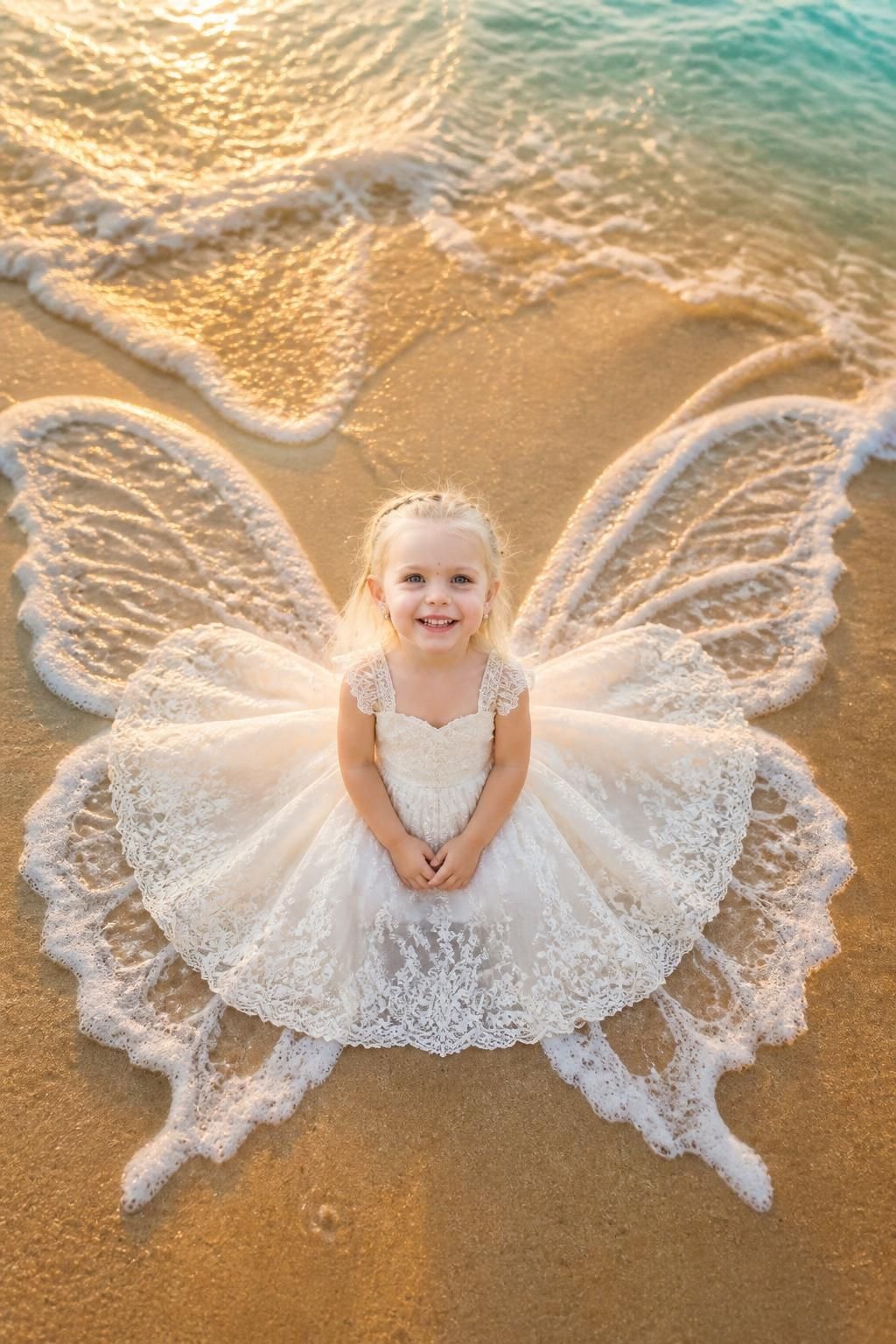 Magical Baby Beach Portrait