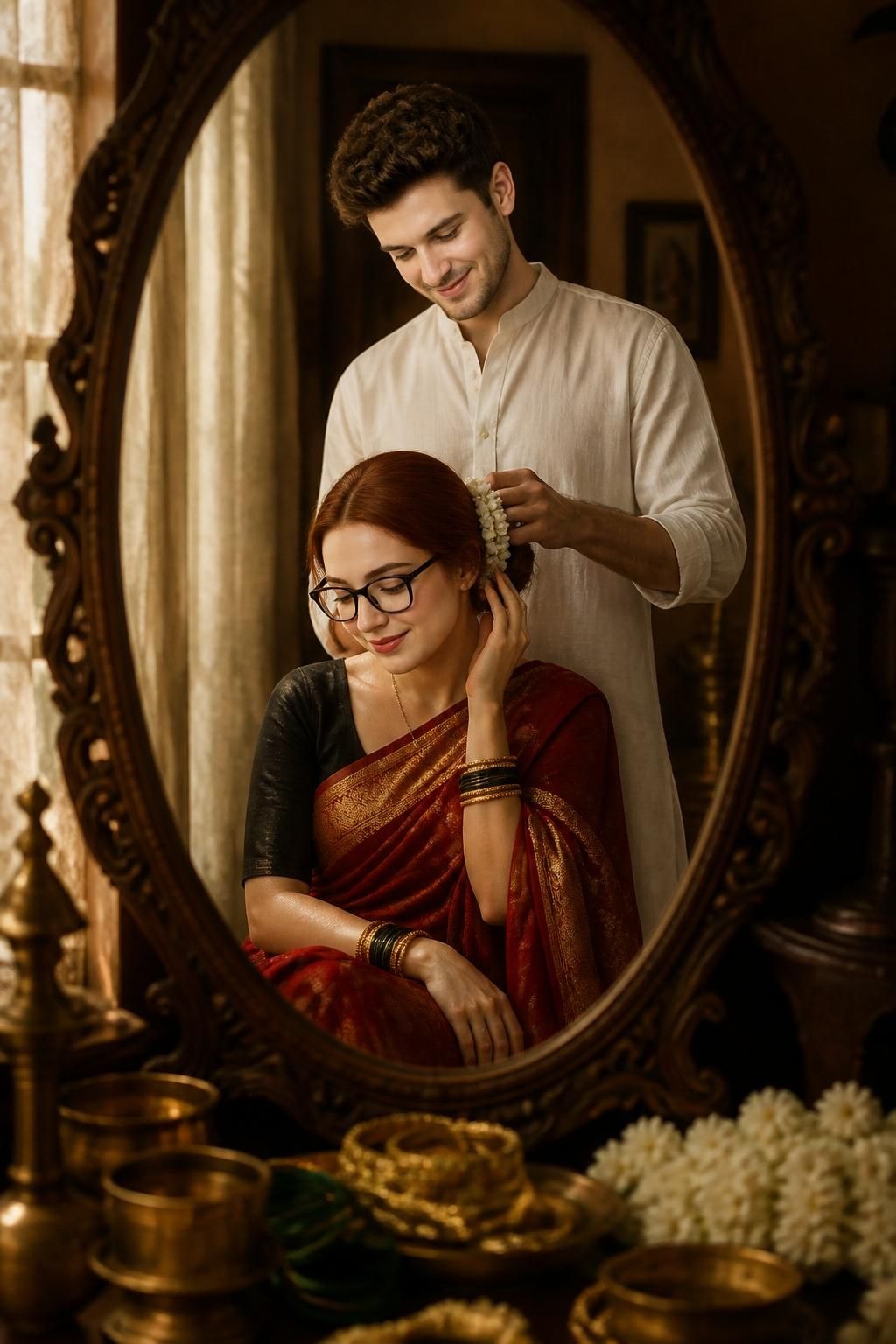 Mirror Heritage Couple