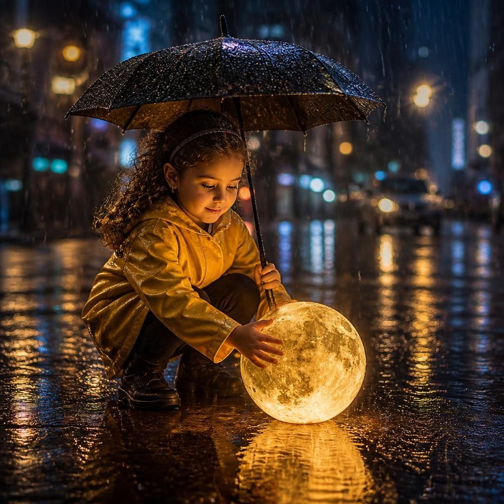Moonlit Rainy Wonder