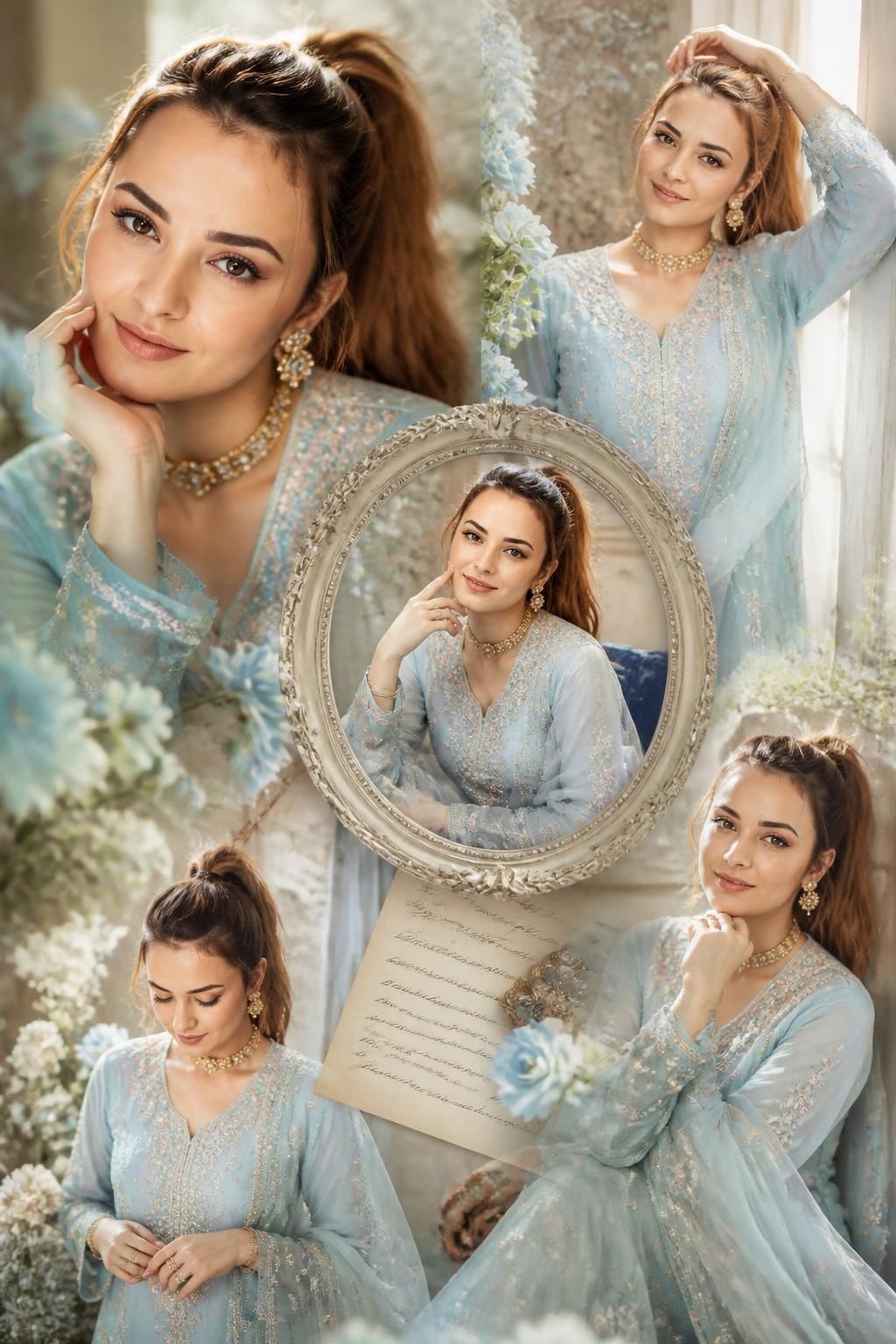 Pastel Bridal Collage