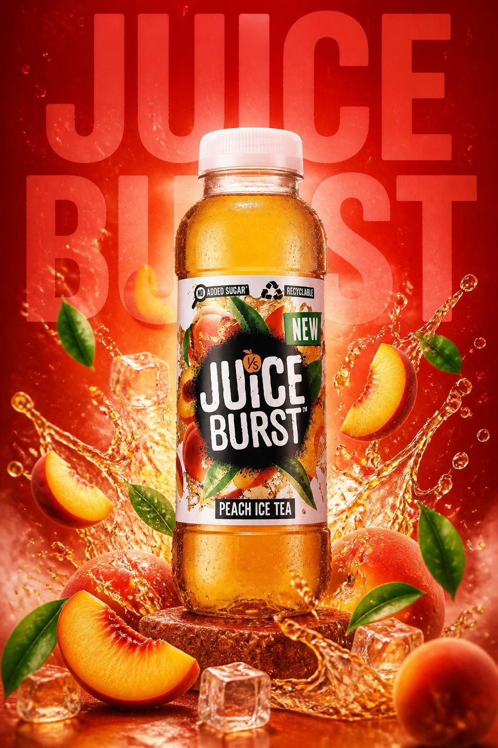 Vibrant Beverage Ad