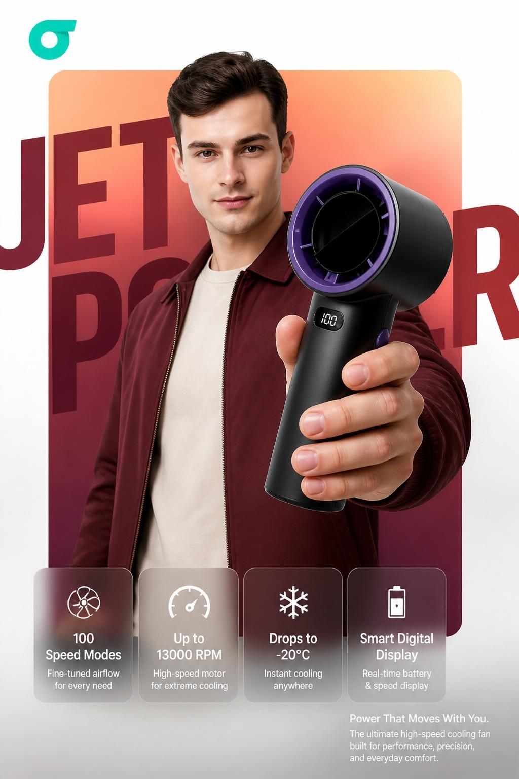 Sleek Product Ad Poster