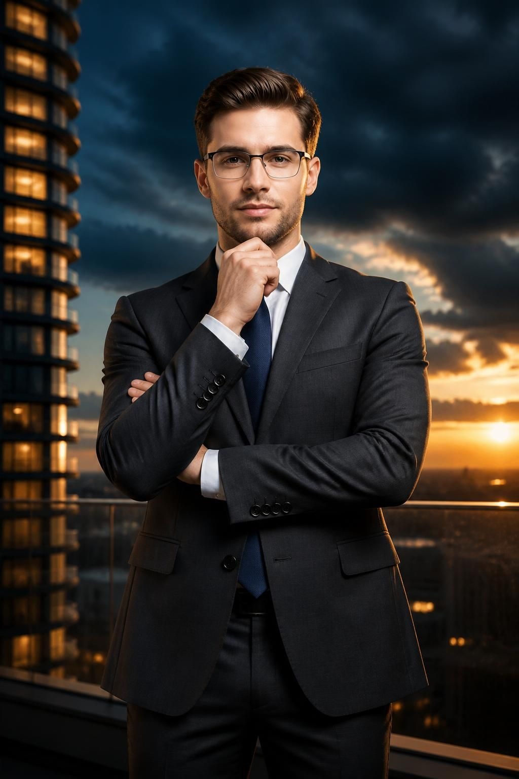 Cinematic Suit Portrait