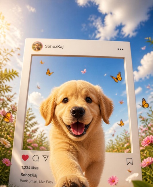 Whimsical Pet Social Post